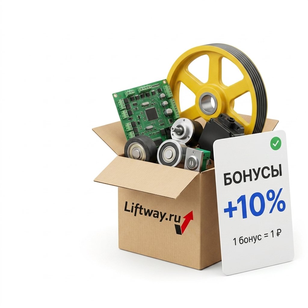 Бонусы +10% на каждый заказ запчастей Liftway