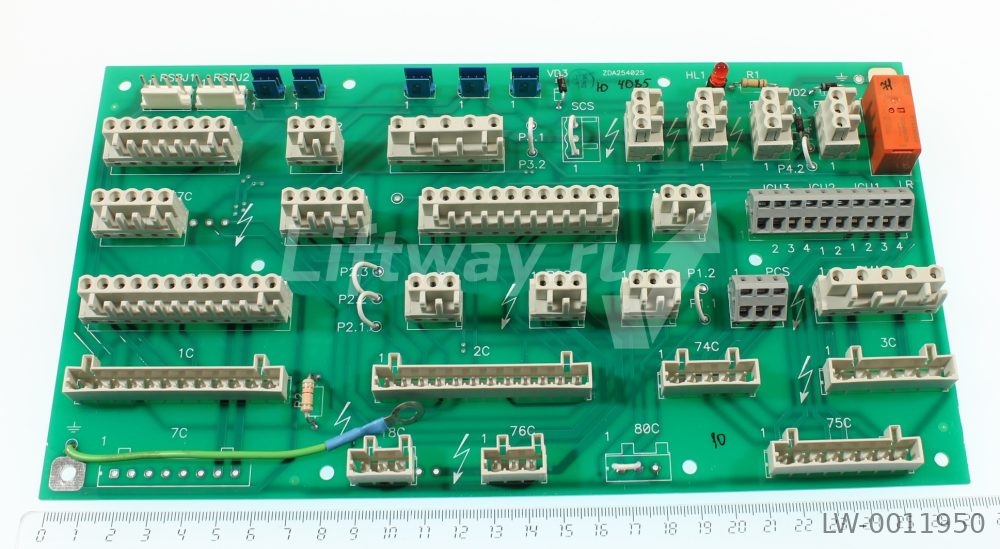 Плата клеммной коробки на кабине DR1 MCS220/ACD1 "J-Box" МОС ОТИС (заказ по Зав. № лифта)