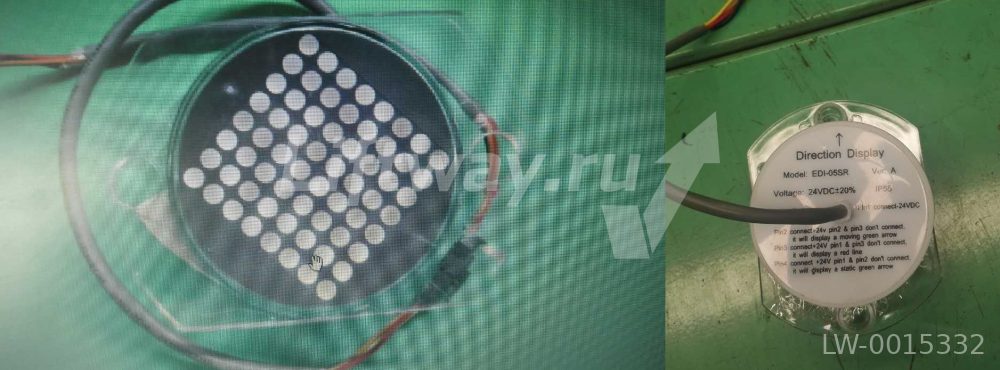 Индикатор направления (дисплей) эскалатора SJEC EDI-05SR 24VDC