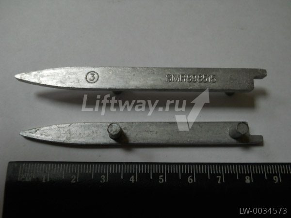 Накладка гребенок правая алюминий Schindler, Fujitec, BLT, CANNY