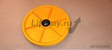 Блок пластиковый 215х15x6004RS натяжного устройства ограничителя скорости Kone OL35 (Китай, копия)