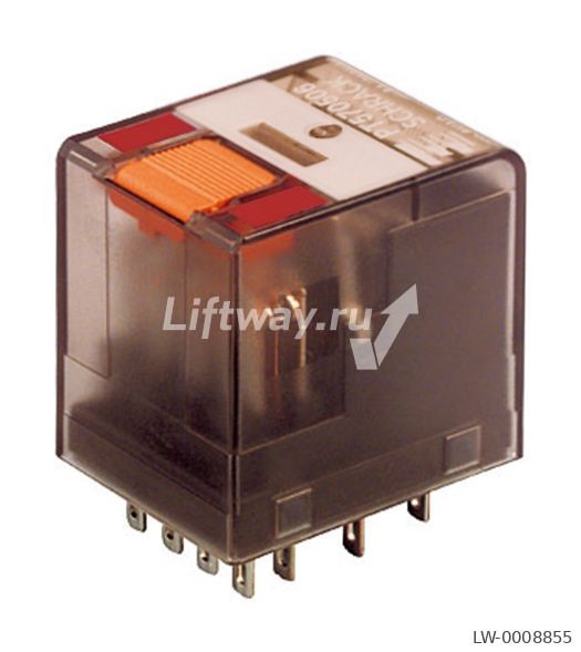 Промежуточное реле Schrack PT, 4 перекл.контакта,6А,110VDC+LED+диод