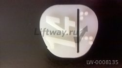 Чиклет приказного поста цифра "14"