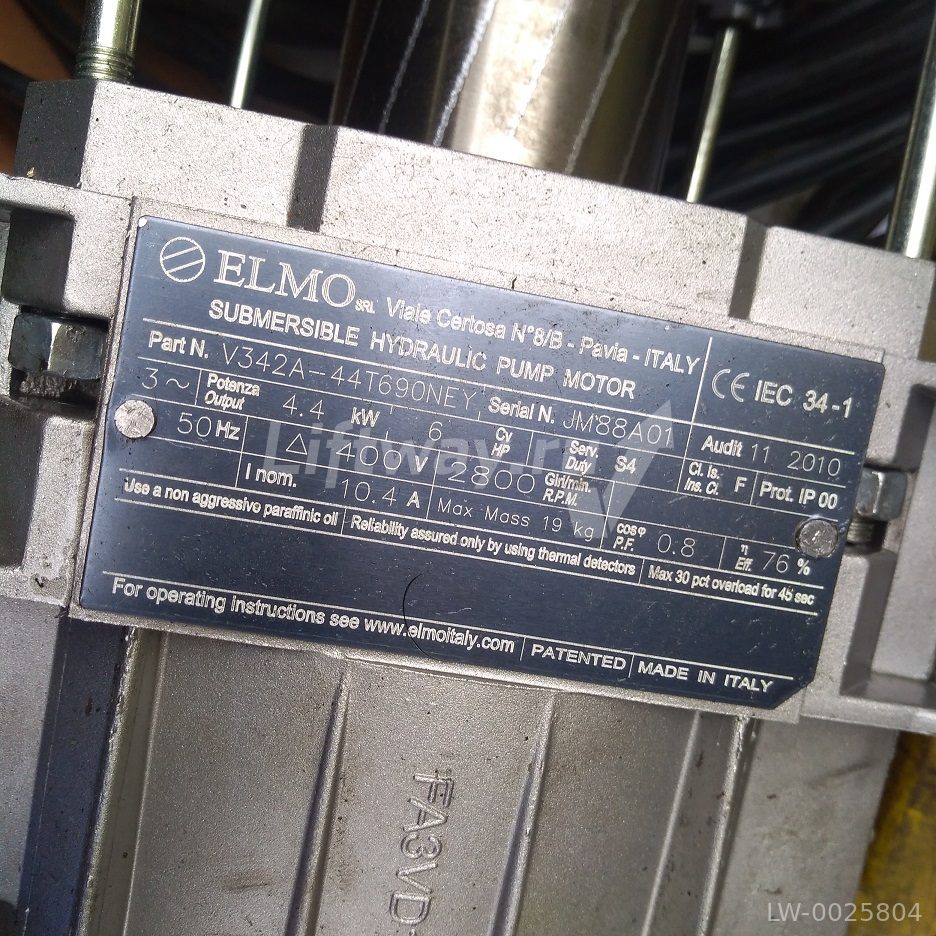 Мотор гидравлический V342A-44T690NEY 4.4кВт 400В 2800RPM
