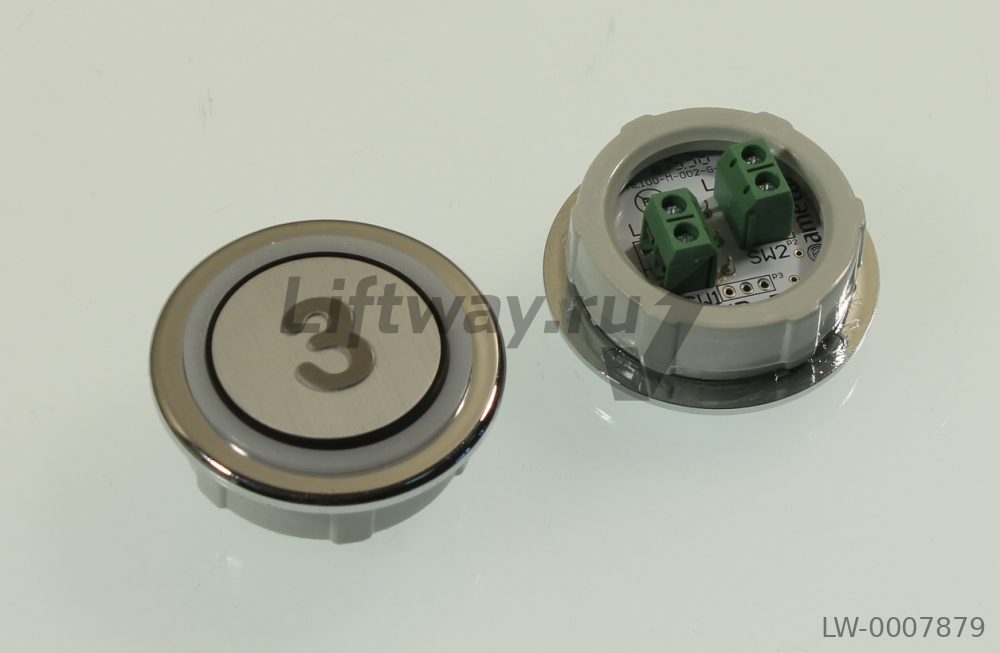 Кнопка приказа "3" FMR RE DTS (24V DC), красная подсветка, винтовые клеммы