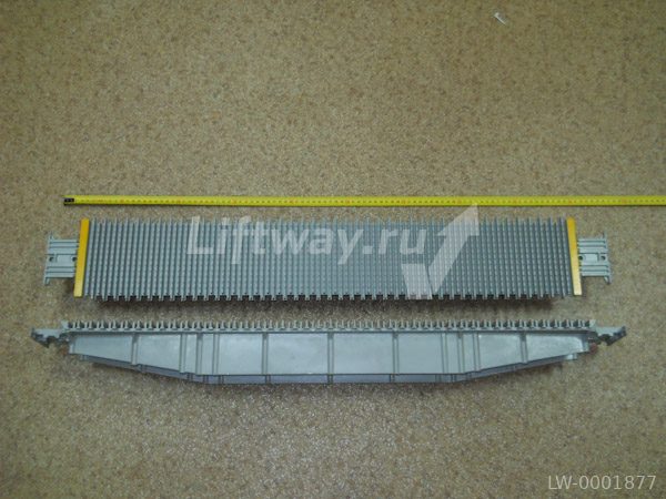 Паллета траволатора Fujitec 800 мм желтые крашеные торцы