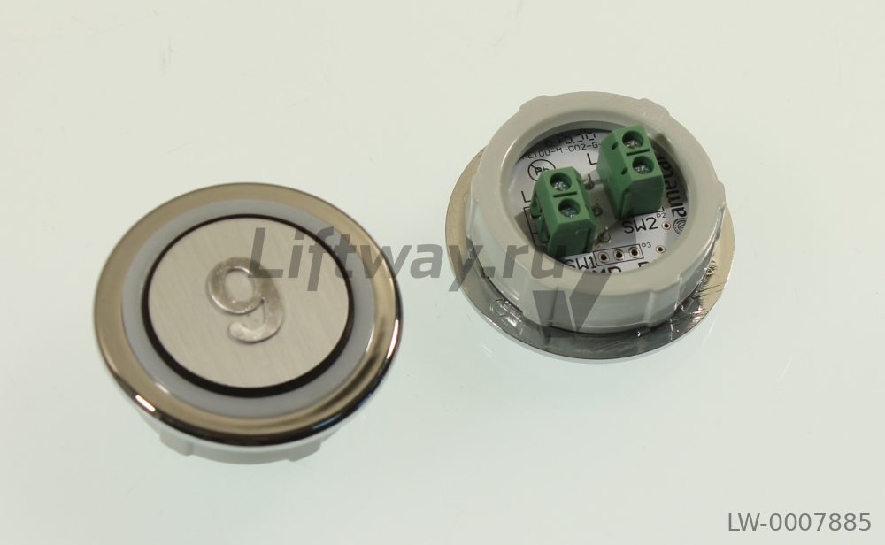 Кнопка приказа "9" FMR RE DTS (24V DC), красная подсветка, винтовые клеммы