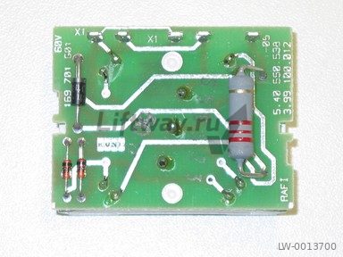 Кнопка желтая Kone 60V/24V