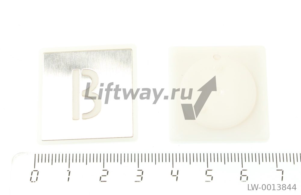 Нажимной элемент кнопки "B" квадратная шлиф.