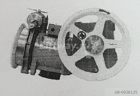 Лебедка ITG134 мотор 7,2 кВт редуктор п.ч. 1/45 c КВШ D560мм