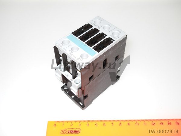 КОНТАКТОР 3-ПОЛ., AC-3, 5.5 КВТ/ 400 V, НОМ. НАПРЯЖЕНИЕ УПРАВЛЕНИЯ US = 110 V AC, 50 ГЦ,  ТИПОРАЗМЕР