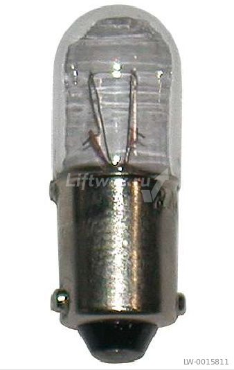 Лампа 24V-4W-BA9S кнопки вызова/приказа Schindler тип R (прозрачная)