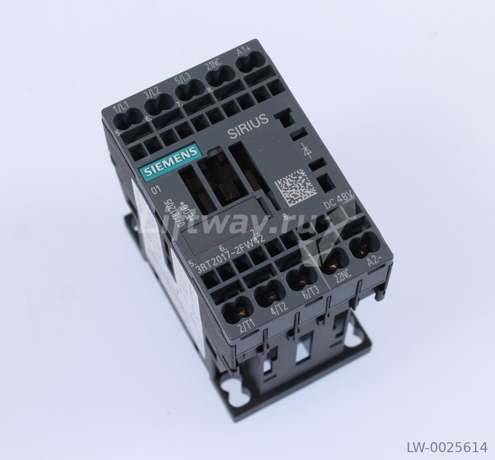 КОНТАКТОР, 3 ПОЛ., AC-3, 5.5КВТ/400V, БЛОК-КОНТАКТ 1НЗ, DC 48V, ТИПОРАЗМЕР S00, ПРУЖИННЫЕ КЛЕММЫ