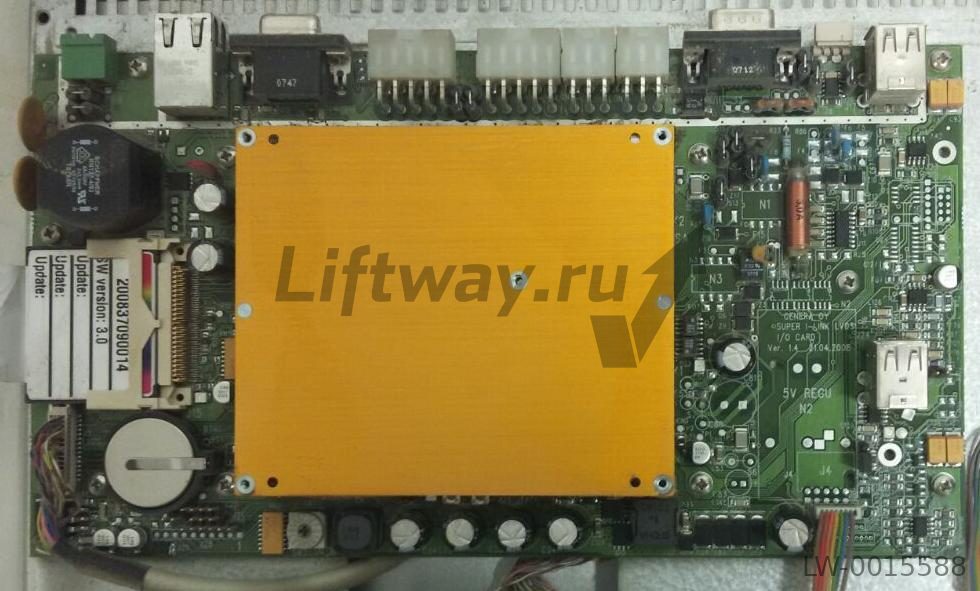 Плата интерфейса монитора приказной панели Kone GENERA OY Super I-Link LVDS (LON)