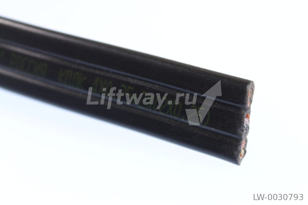 Подвесной кабель КПЛК 4х0,75+2х(2х0,25)