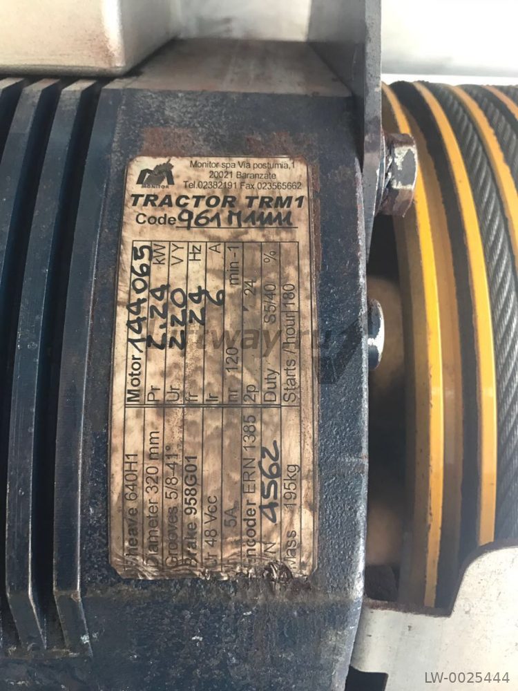 Лебедка TRM1 лифта Monitor