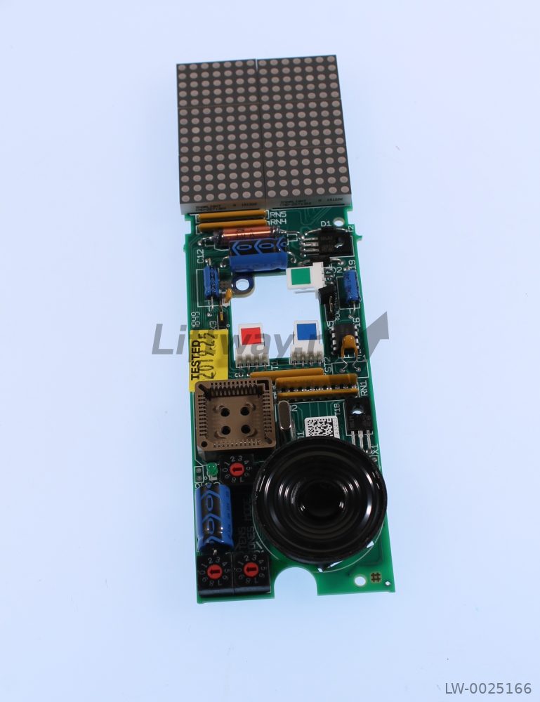 Плата этажного индикатора HLI1101 с матричным дисплеем и гонгом лифта Kone