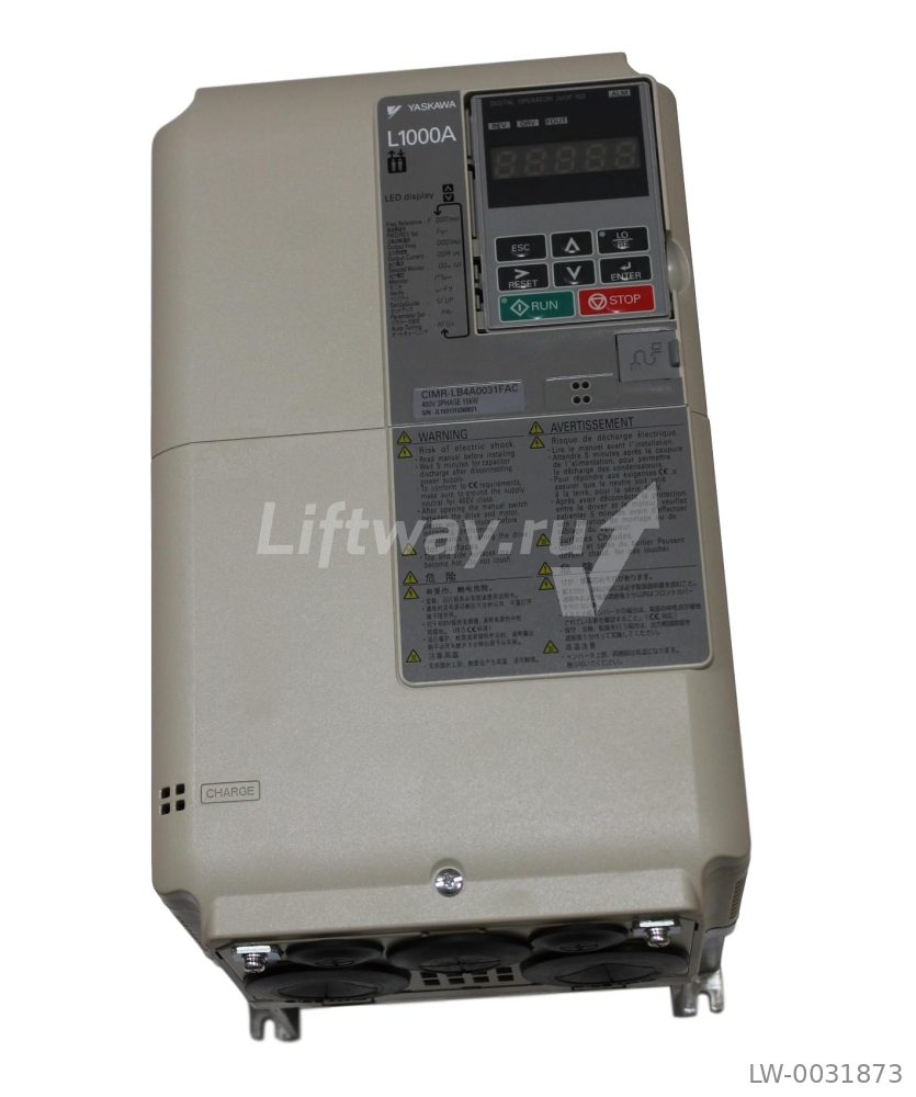Частотный преобразователь YASKAWA L1000A CIMR-LB4A0031FAC 15кВт