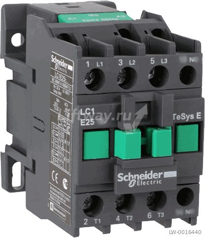 КОНТАКТОР E 1НО 25А 400В AC3 110В 50ГЦ