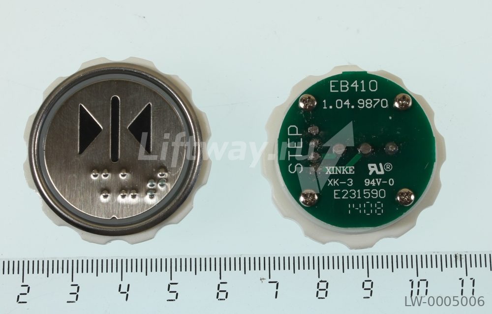 Кнопка EB410 "ЗАКРЫВАНИЕ" с браилем LiftMaterial