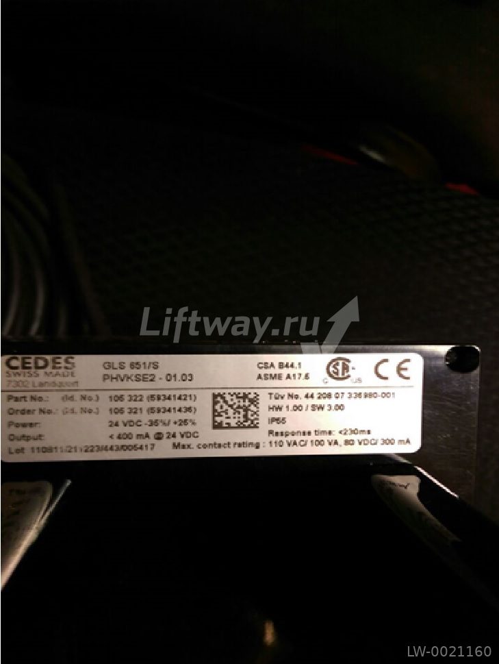 Датчик шахтной информации CEDES PHVKSE2 GLS651/S