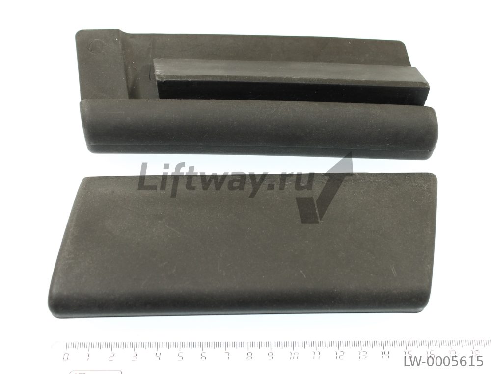 Отбойник (дефлектор) нижней входной площадки траволатора KONE ECO3000 правый