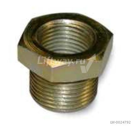 Переходник с внутренней и наружной резьбой 1½"-1"