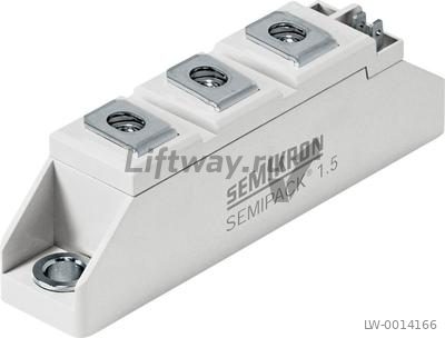 Тиристорный модуль 106А 1600В тип E (1000V/ms) четыре управляющих контакта "KT"