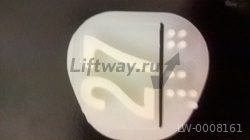 Чиклет приказного поста цифра "27"