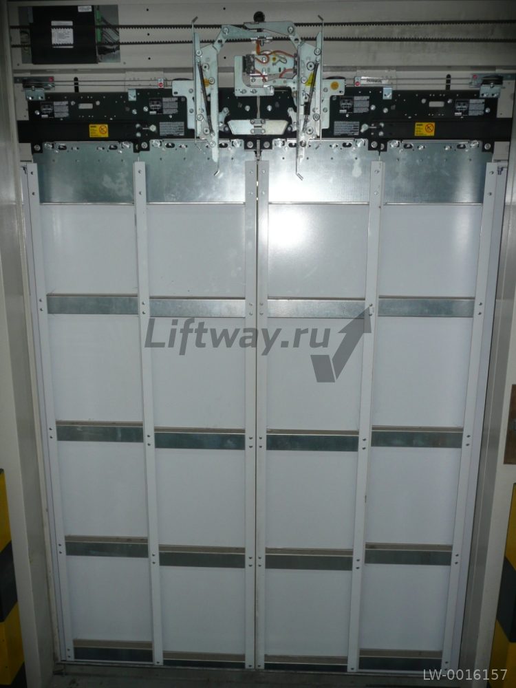 Комплект створок (панелей) ДK Sematic K4Z 1400x2200, краш. RAL7032
