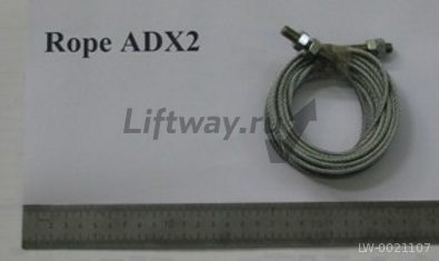 Тросик синхронизации дверей ADX2 L=4440мм D3.2мм Kone