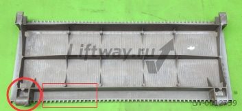 Паллета серая крашеная 1000mm A=996мм (новый тип без ушей)
