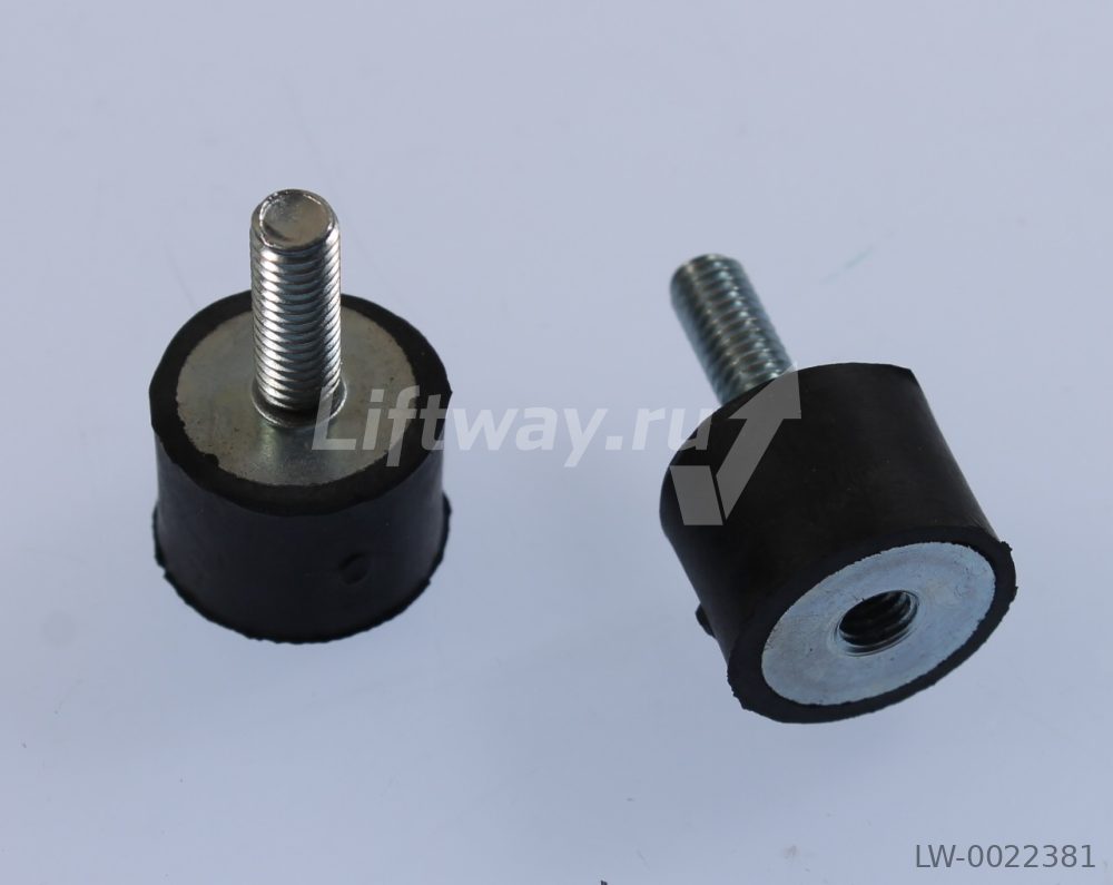 Буффер резиновый крепления отводки с шестигран. винтом M6x12