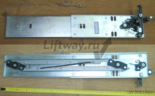 Отводка Fermator левая, со смещением, алюминевые лыжи "новый тип"