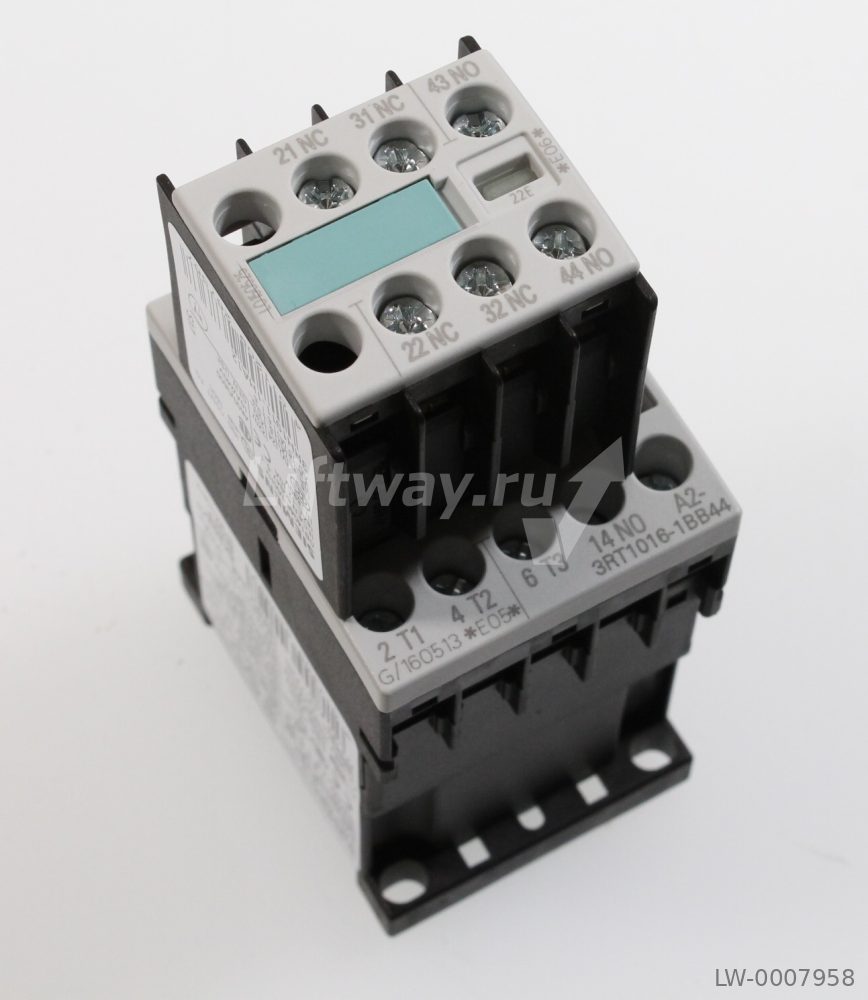 КОНТАКТОР 3-ПОЛ. 3-PH 4 КВТ/ 400 V, 2НО + 2 НЗ, 24 V DC, ТИПОРАЗМЕР S00, ВИНТ. КЛЕММЫ
