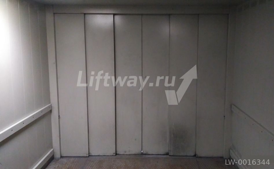 Дверь кабины 50/11VF краш. RAL7032 6 створок центрального открытия W=2400мм H=2100мм