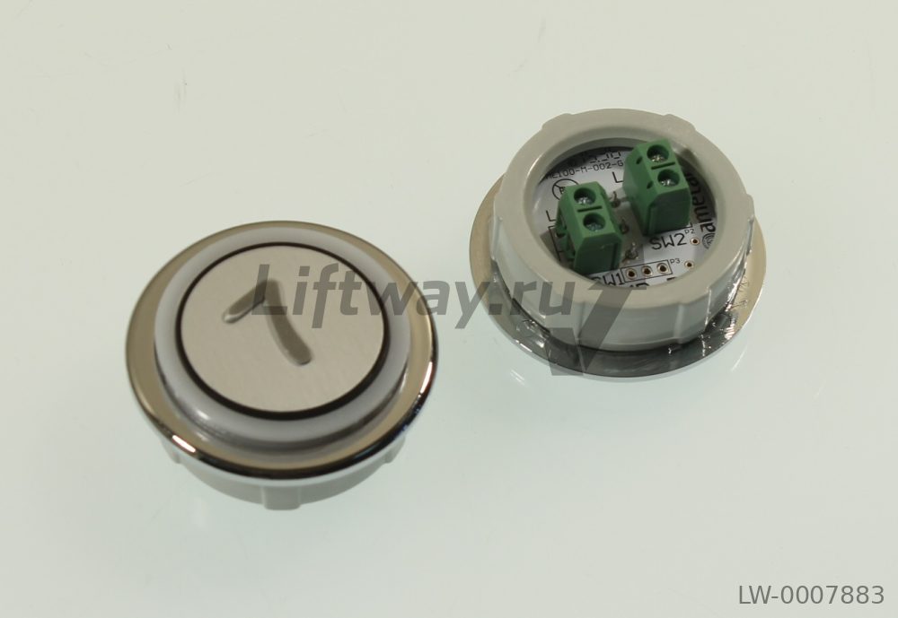 Кнопка приказа "7" FMR RE DTS (24V DC), красная подсветка, винтовые клеммы