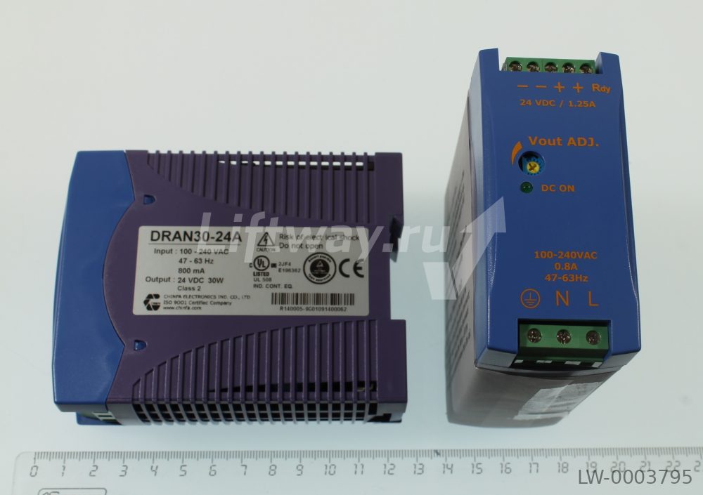 Блок питания DRAN30-24A