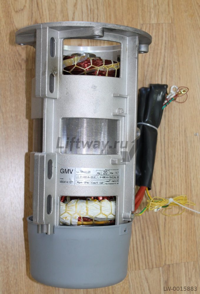 Двигатель 14,7kW 400V, 50Hz D=24mm помпы 180-210 L/MIN