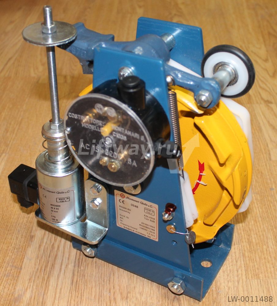 Ограничитель скорости RG200 BD Vном. = 1,0 м/с V1=1.2 м/с