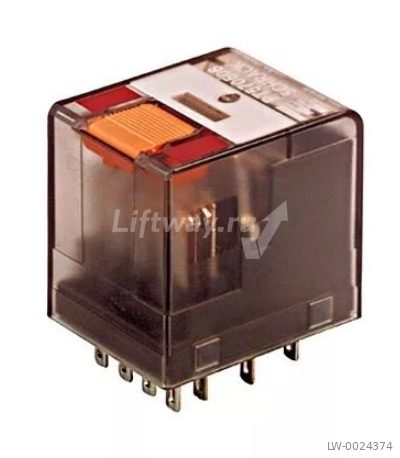 Промежуточное реле PT, 4 перекл.контакта, 6А, 110VDC, SCHRACK