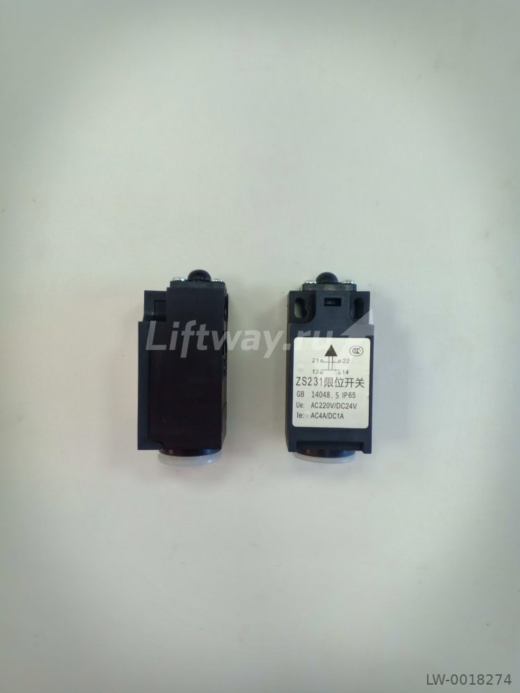 Концевой выключатель ZS231, AC220V/DC24V
