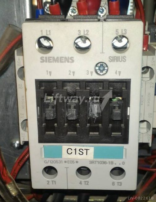 Контактор 3P, AC-3, 22 КВТ/ 400 V, катушка DC 110 V, типоразмер S2, винтовые клеммы