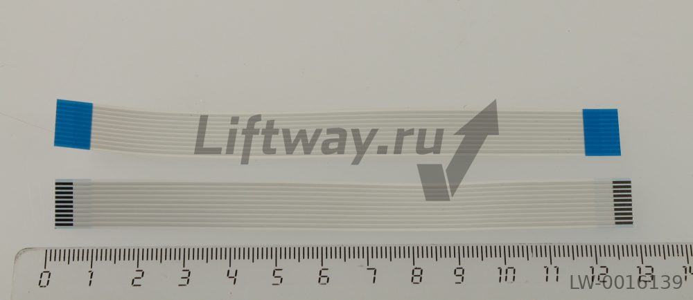 Шлейф FFC платы 10P длина 100 мм шаг 1 мм