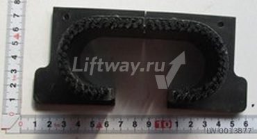 Устье поручня со щеткой эскалатора Kone