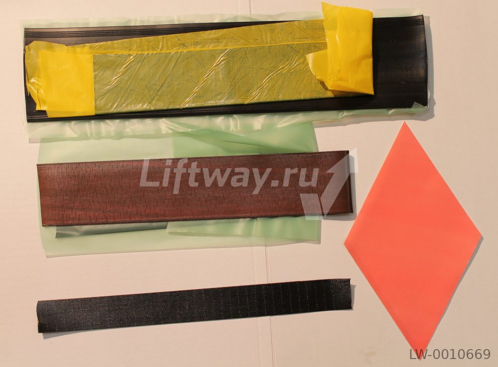 Комплект материала вулканизации поручня Kone/Schindler Semperit тип 1699/T79-k (без химии)