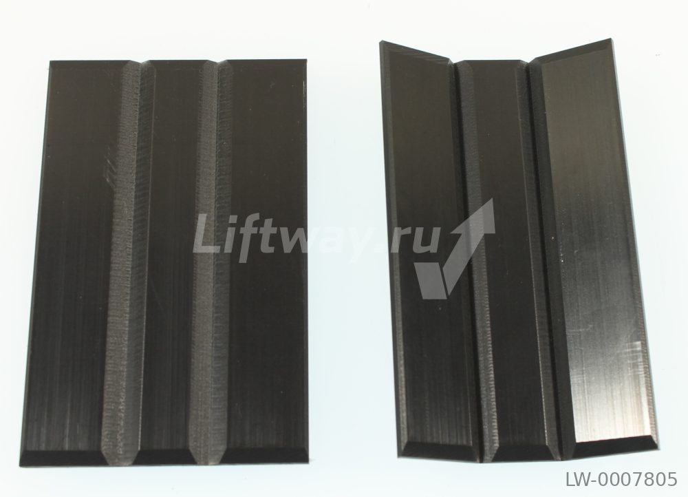 Вкладыш башмака кабины TYP EKL 16PE 121,5 X 77 X 4mm BFK 16mm Thyssen