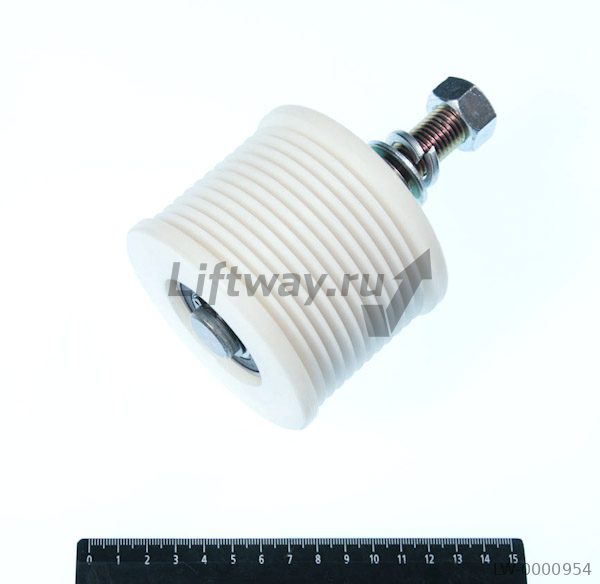 Ролик натяжной привода ремня поручня с осью L= 65 mm