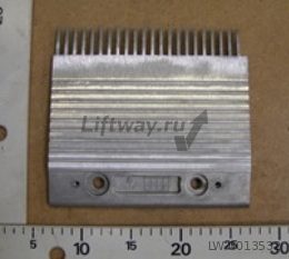 ГРЕБЕНКА ВХОДНОЙ ПЛОЩАДКИ Левая ЭСКАЛАТОРА KONE L=202.7MM B - GD - ALSI 12