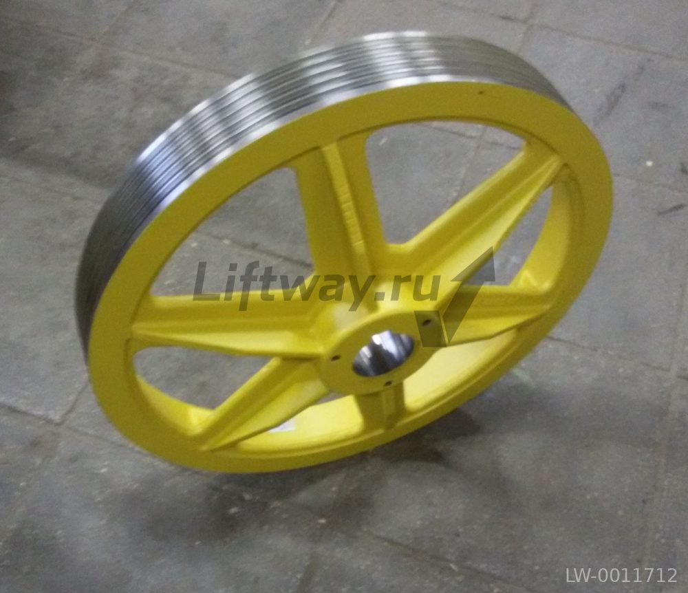 КВШ D=750x5x10мм U-лунка 105 град., Otis 18ATF посадка на конус (100мм х 90мм )